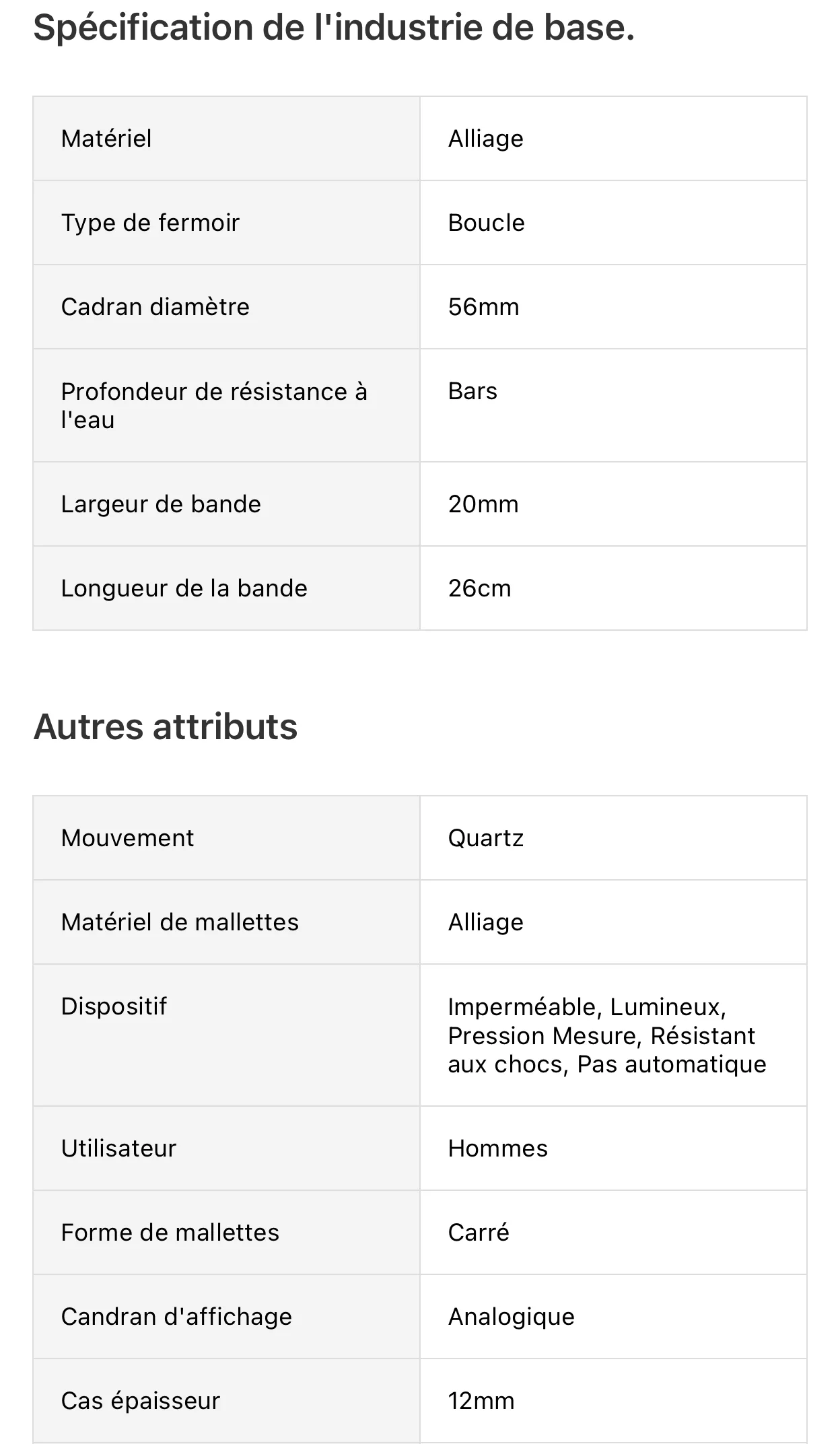 Montre carrée squelette dorée – Élégance & solidité – Image 4